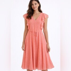 Tommy Hilfiger Coral Midi Dress